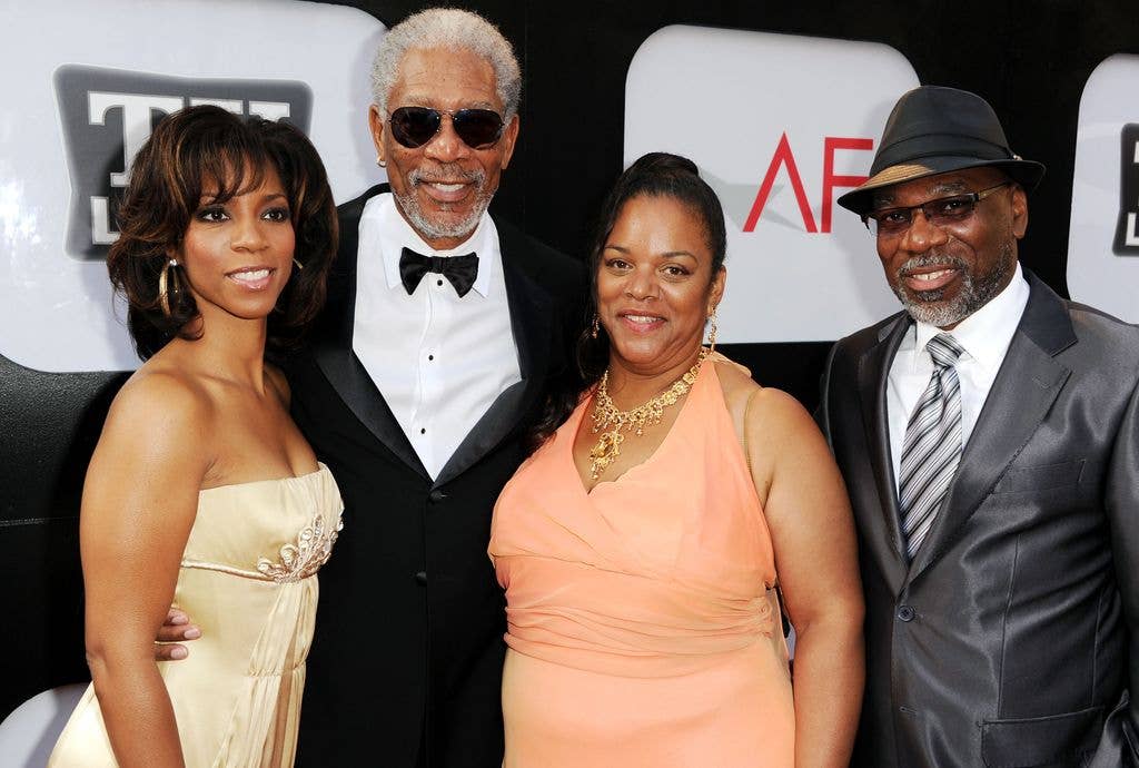 Morgana
Freeman, 39th Life Achievement Award recipient Morgan Freeman, daughter Deena Adair and son Alfonso Freeman arrive at the 39th AFI Life Achievement Award honoring Morgan Freeman held at Sony Pictures Studios on June 9, 2011 in Culver City, California