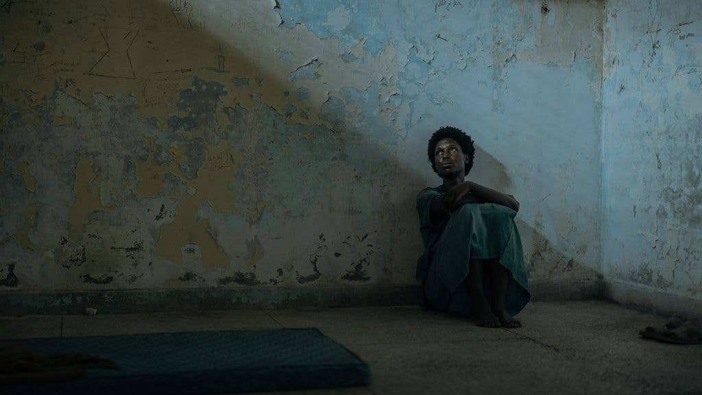 Jodie Turner Smith as Samia Zahir in The Agency, episode 1, season 2, streaming on Paramount+ 2026. Photo Credit: Luke Varley/Paramount+