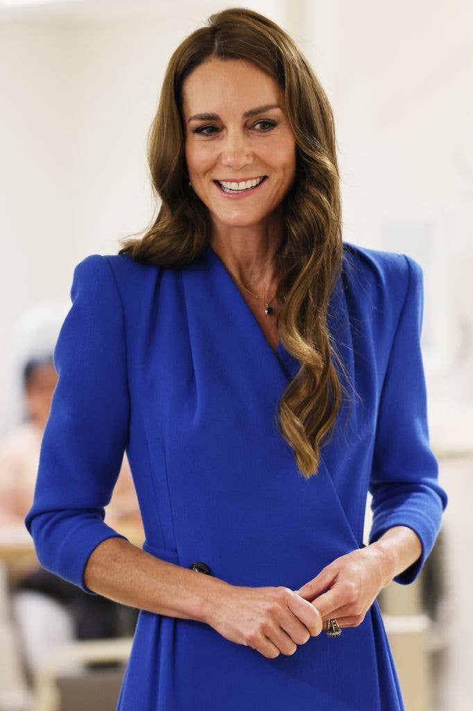 The Princess of Wales at the Christie cancer care hospital  in Manchester earlier this month