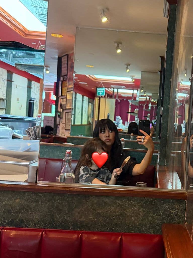 Kourtney Kardashian and her son Rocky posing for a photo, shared via Instagram