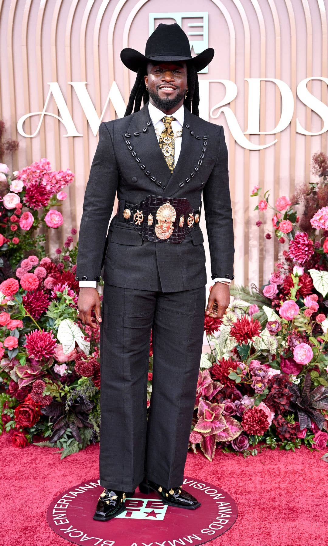 Shaboozey at the BET Awards 2025 wearing custom Eleven Sixteen