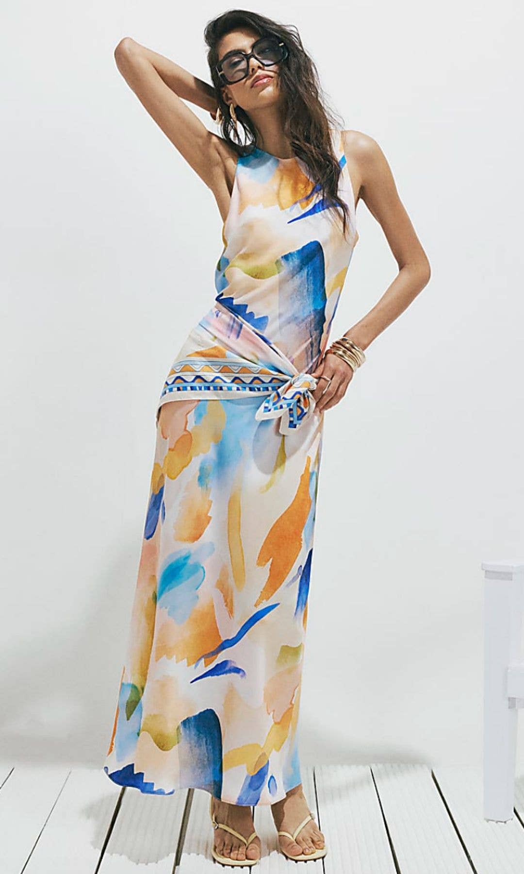 River Island Midi Slip Dress