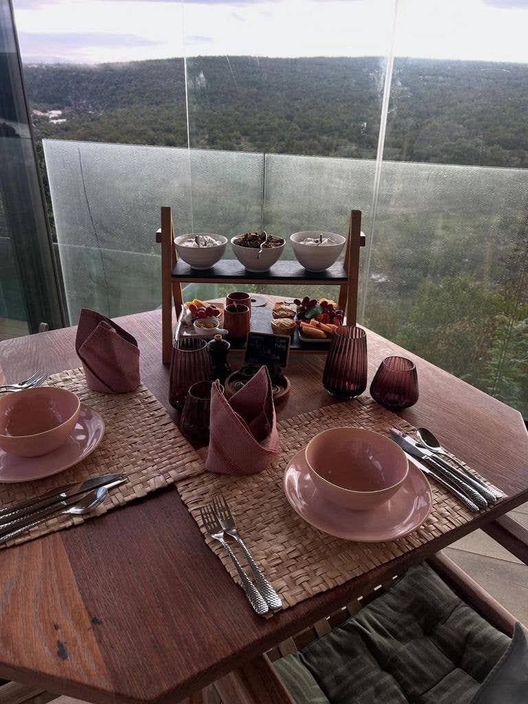 A photo of a dressed table