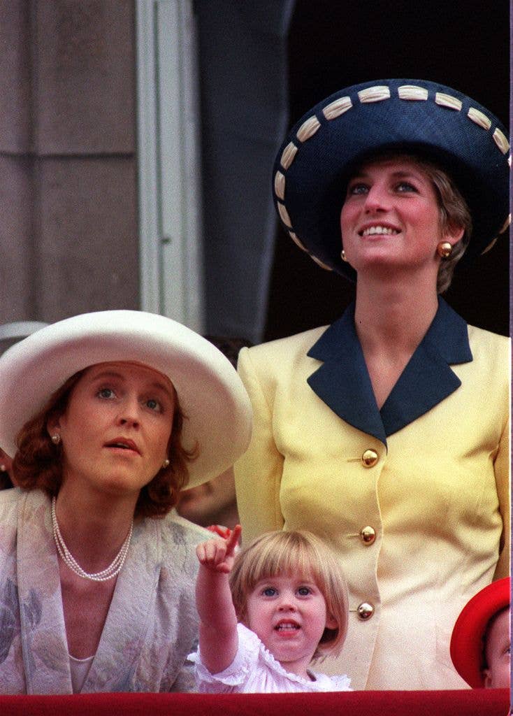 Queen Elizabeth's granddaughter Princess Beatrice made her first official debut at Trooping the Colour in 1991.