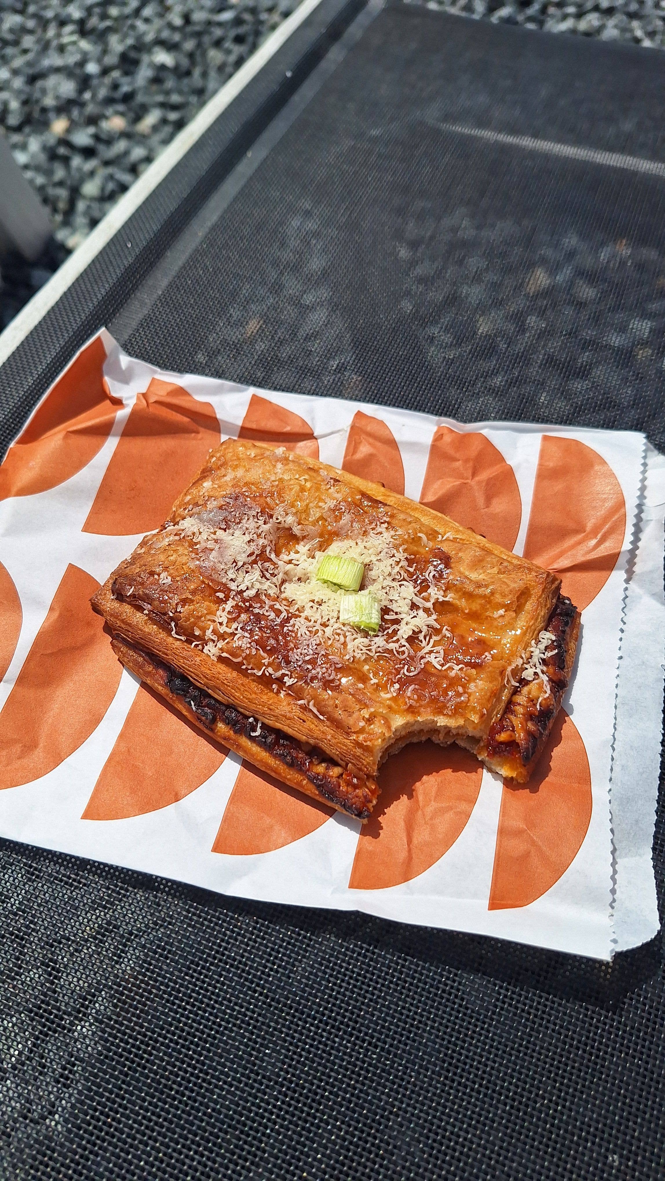 We were impressed by the pasties – and more unusual offerings at Cornish Bakery