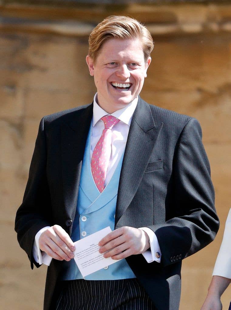 James Holt in morning suit