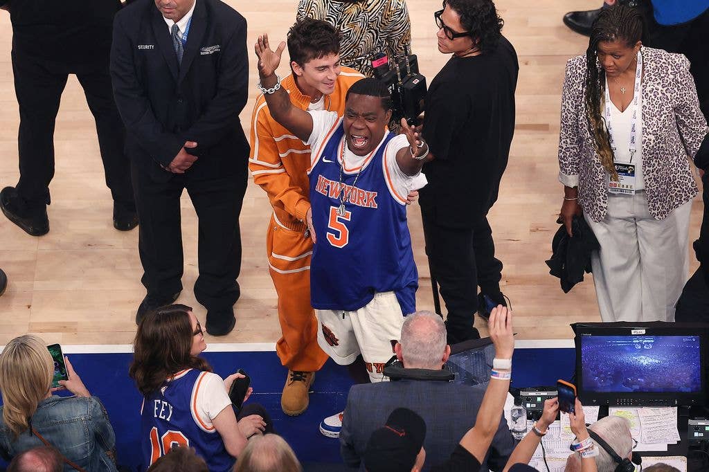 tracy morgan knicks game