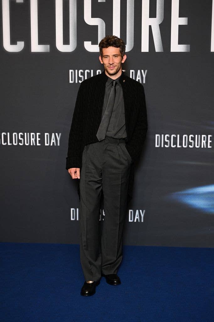 Josh O'Connor attends the Paris premiere of "Disclosure Day" at the Grand Rex on June 02, 2026 in Paris, France. 