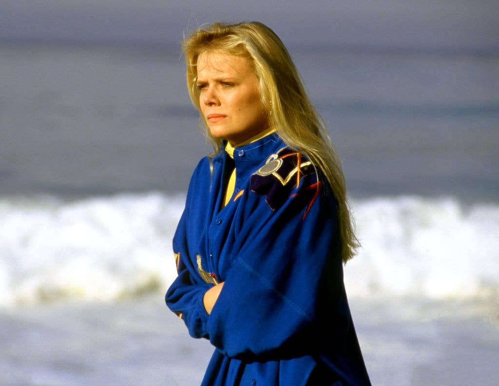 Marcy Walker (Eden Capwell) of the American television soap opera "Santa Barbara"