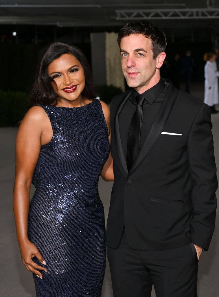 photo of mindy kaling and bj novak