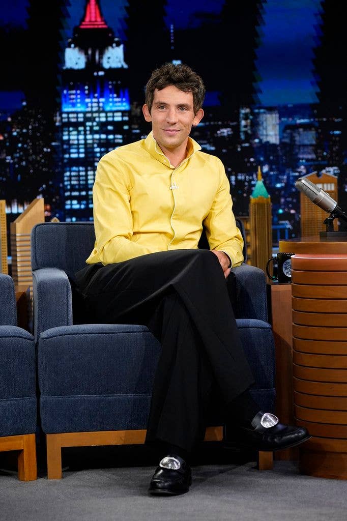 Actor Josh O'Connor during an interview on Tuesday, June 9, 2026 -- (Photo by: Rosalind O'Connor/NBC via Getty Images)