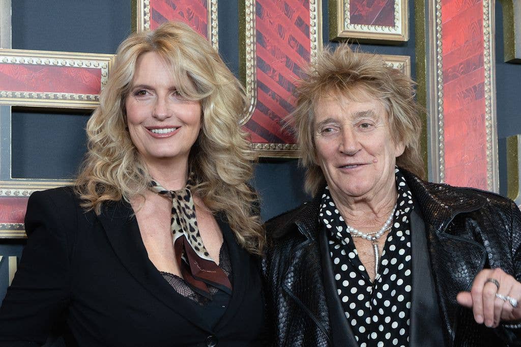 Rod with wife Penny Lancaster