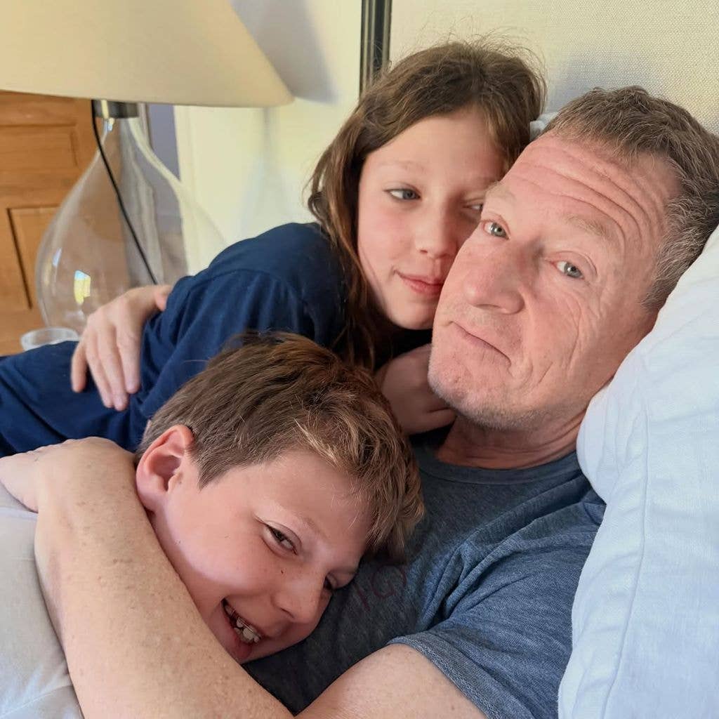 Savannah posted a picture of her husband Michael and their children Vale and Charles