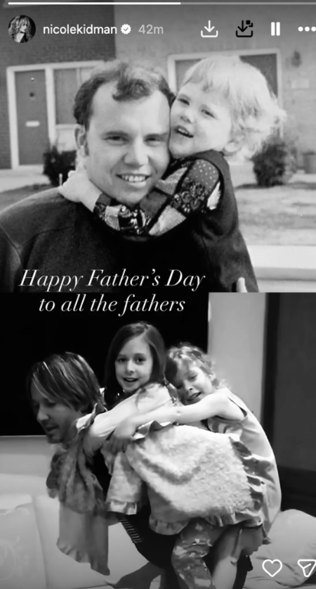 Nicole Kidman Father's Day tribute