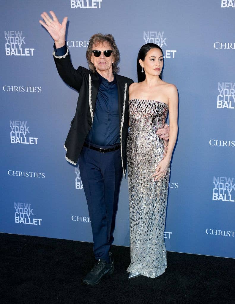 Mick Jagger and Melanie Hamrick at the New York City Ballet 2026 Spring Gala 