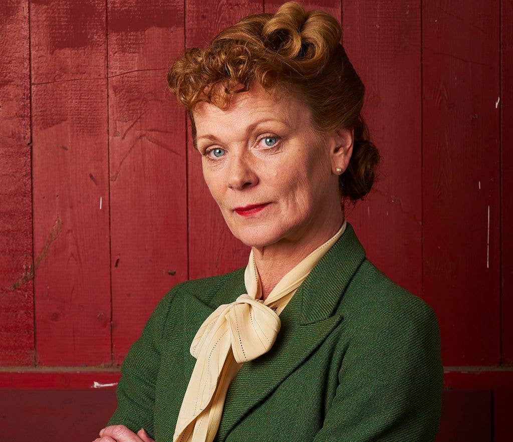 SAMANTHA BOND as Frances in Home Fires