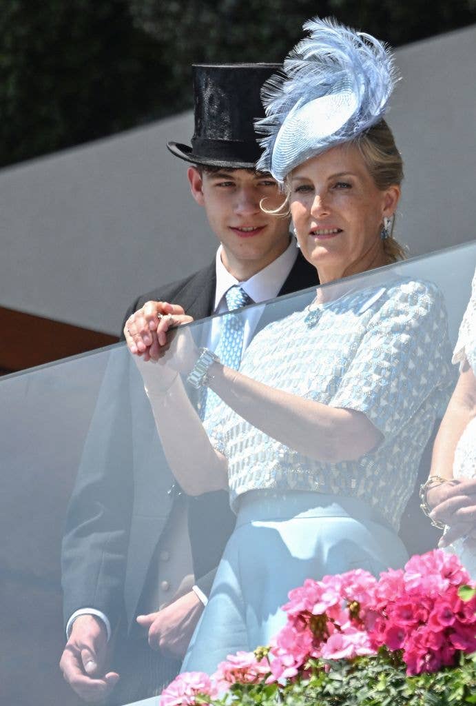 James, Earl of Wessex and Sophie, Duchess of Edinburgh attends day four of Royal Ascot 2026 at Ascot Racecourse on June 19, 2026 in Ascot, England