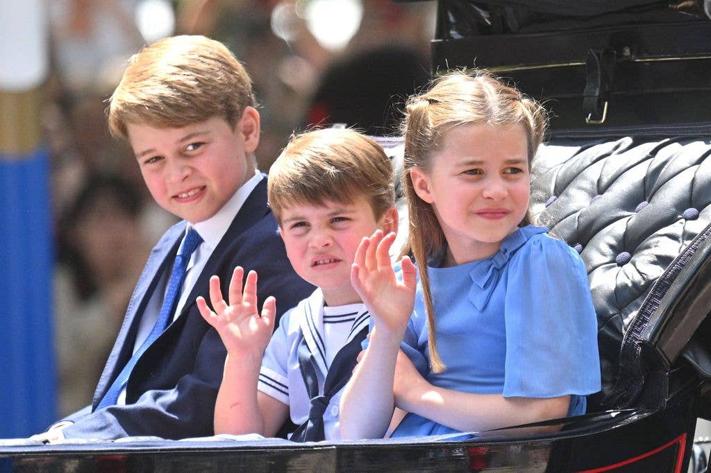 It wasn't until 2022 when all three Wales children adorably made their carriage debut during Trooping the Colour.