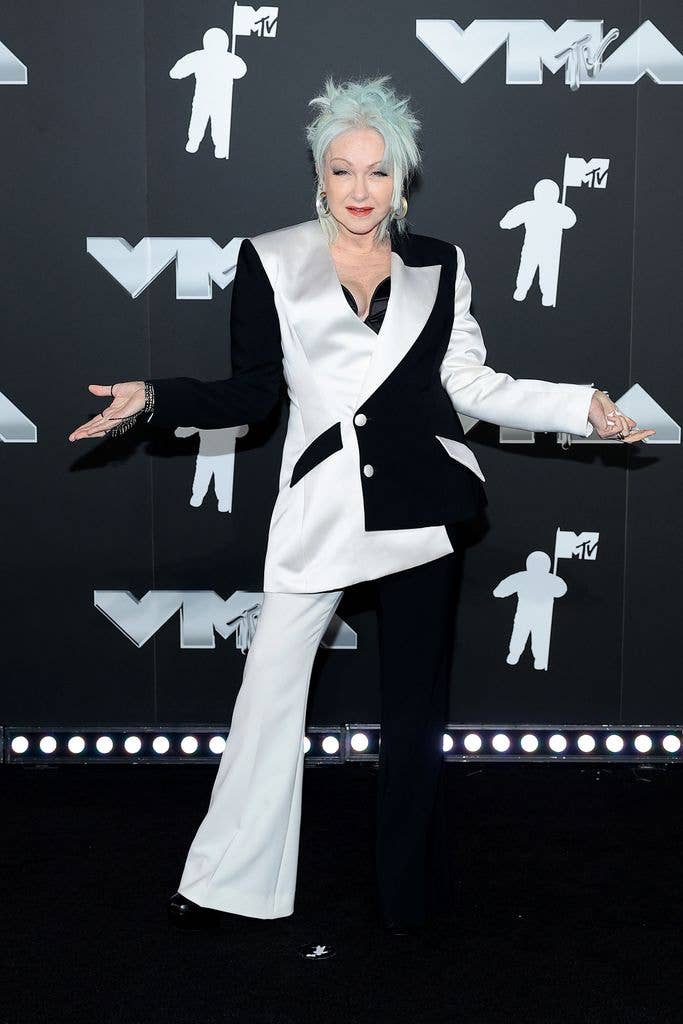 Cyndi is known for her incredible sense of style along with her music 