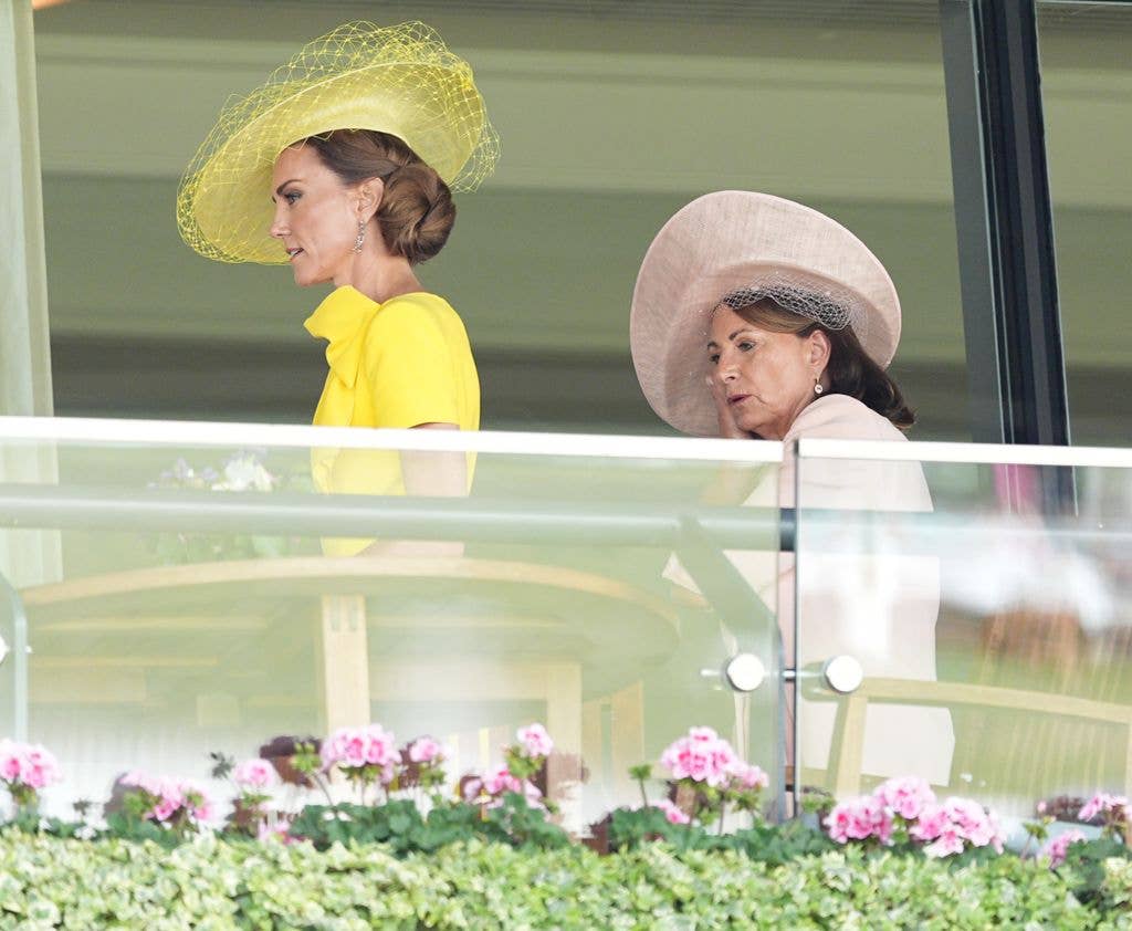 Kate and Carole Middleton at Royal Ascot