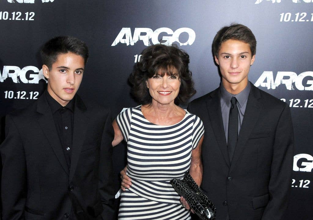 Walker Steven Van Zandt, Adrienne Barbeau and William Dalton Van Zandt at the premiere of 'Argo' in 2012.
