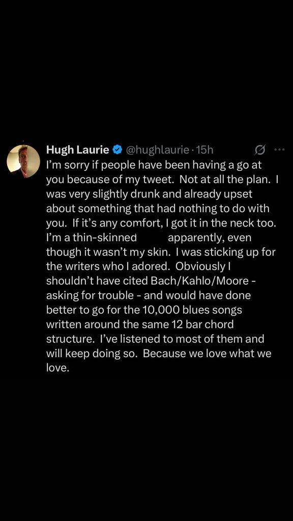 A photo of a tweet screen shot