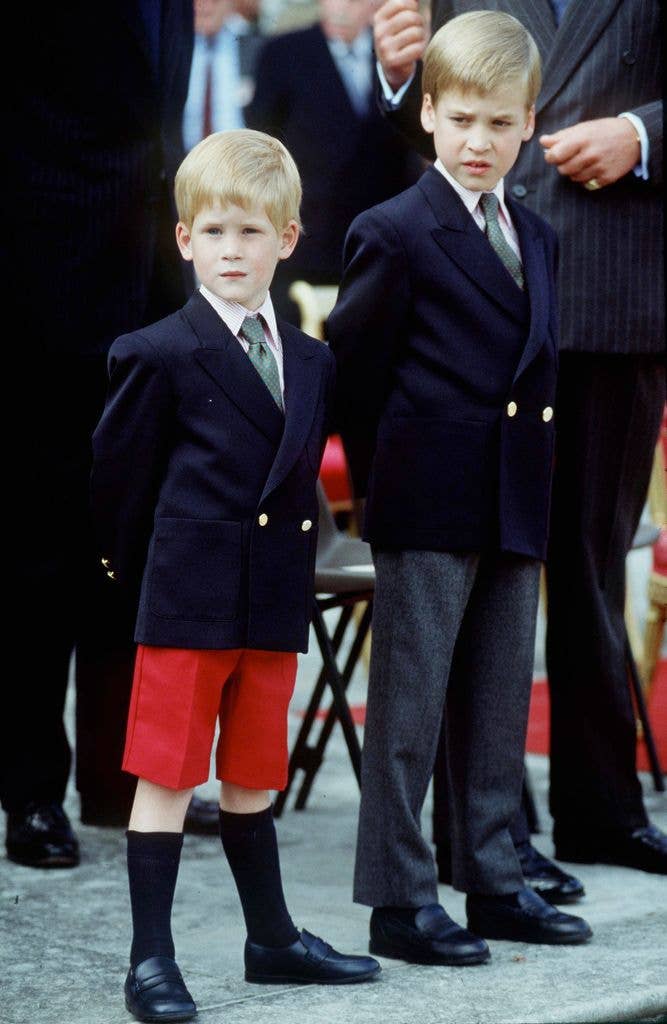 prince harry william young