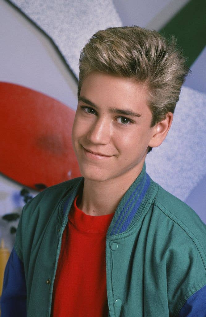 Mark-Paul Gosselaar as a youngster