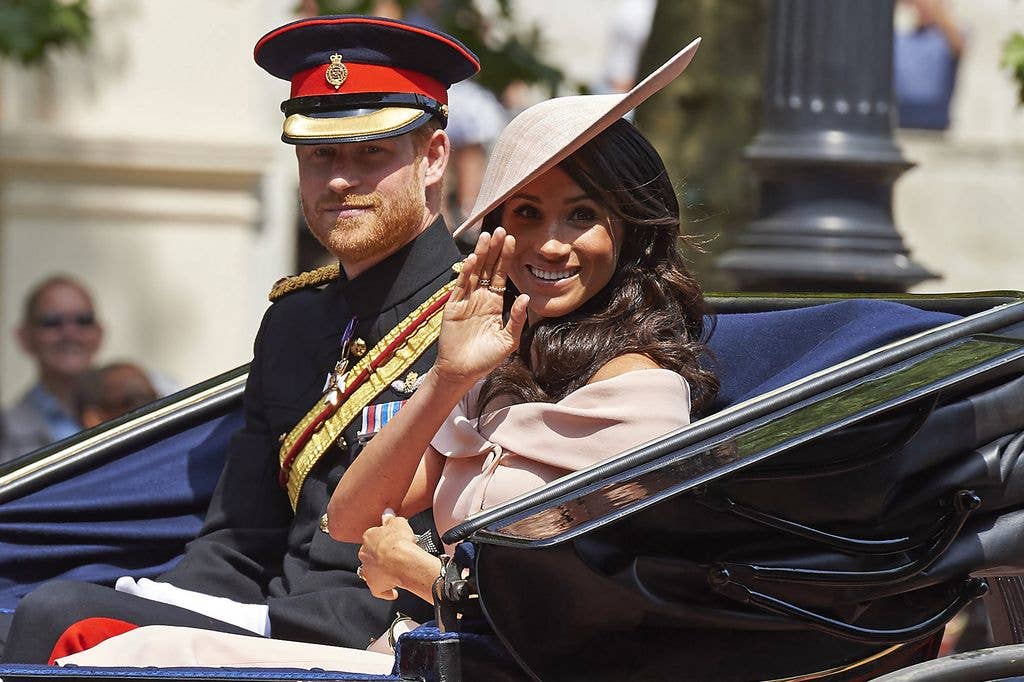 Meghan Markle made the first of her only two Trooping the Colour balcony appearances in 2018, less than a month after her and Harry's royal wedding.