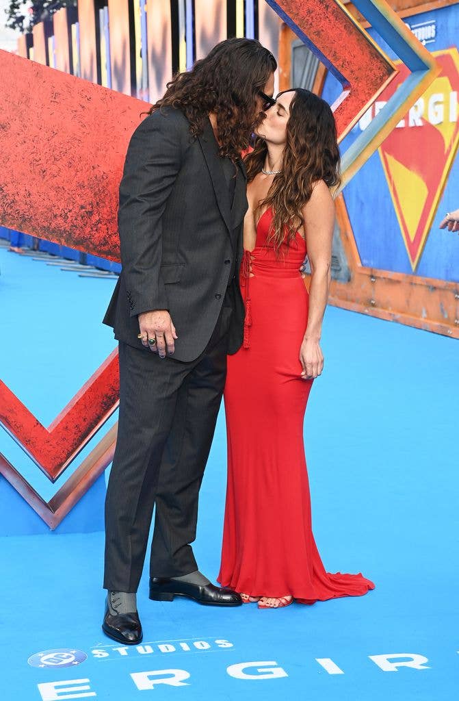He leaned into some PDA with his girlfriend Adria Arjona at the event