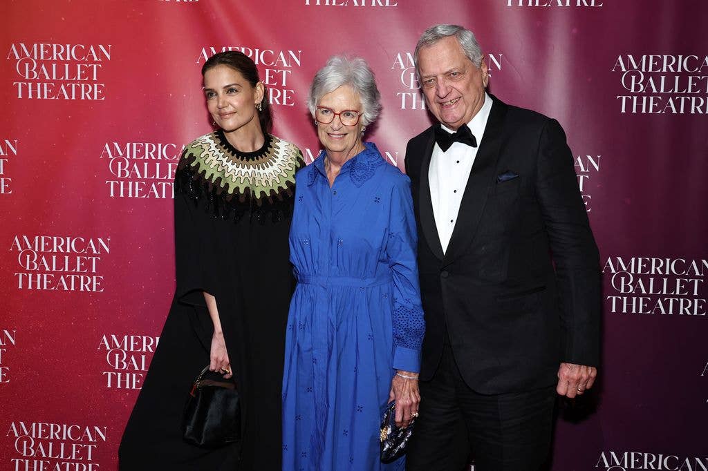 The star was joined by her doting parents Kathleen and Martin