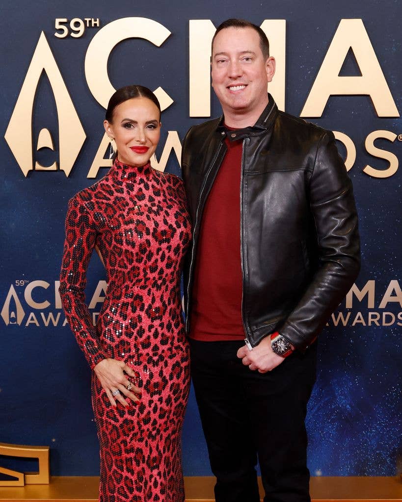 samantha kyle busch red carpet