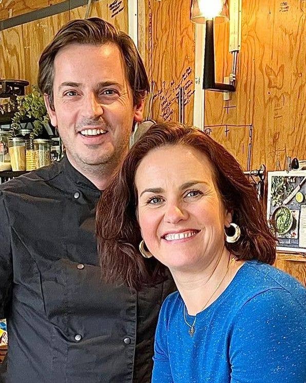 Nina Warhurst and husband Ted