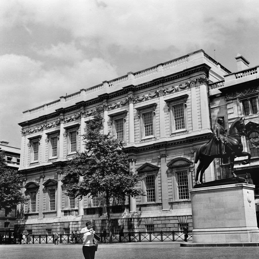 Exterior view of the Banqueting House at Whitehall