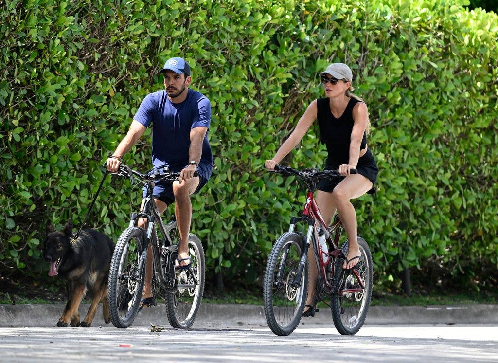 Gisele and Joaquim in Surfside, Florida. 
