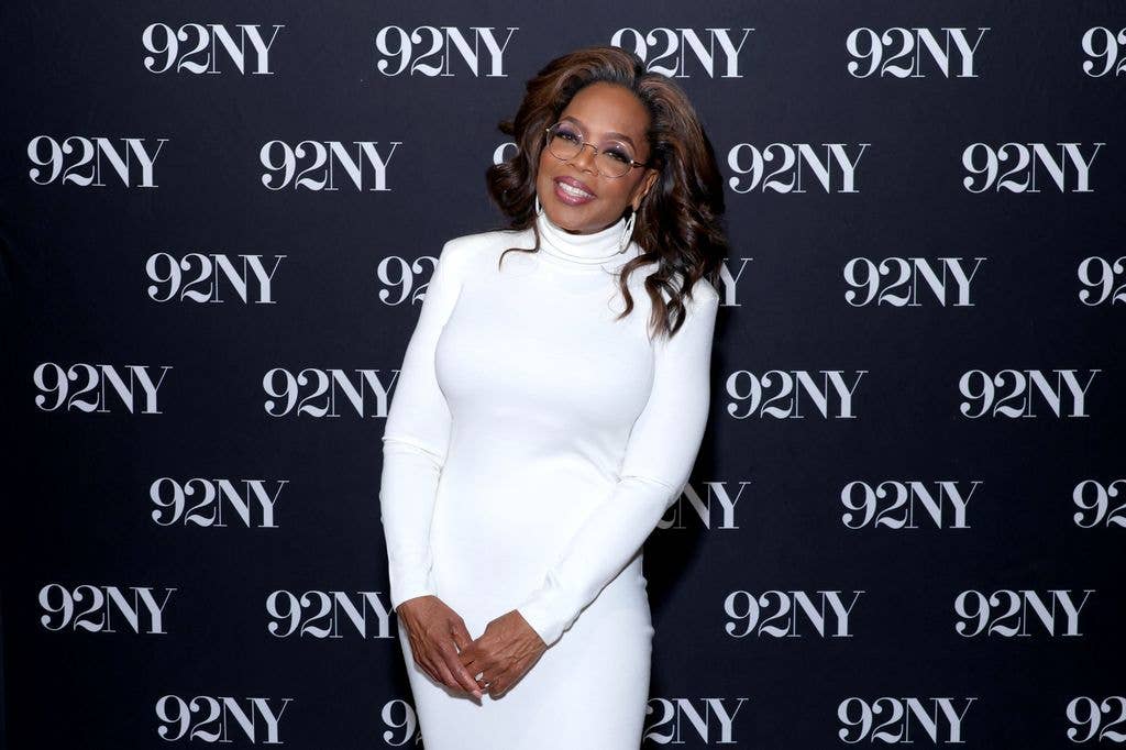 oprah winfrey white dress