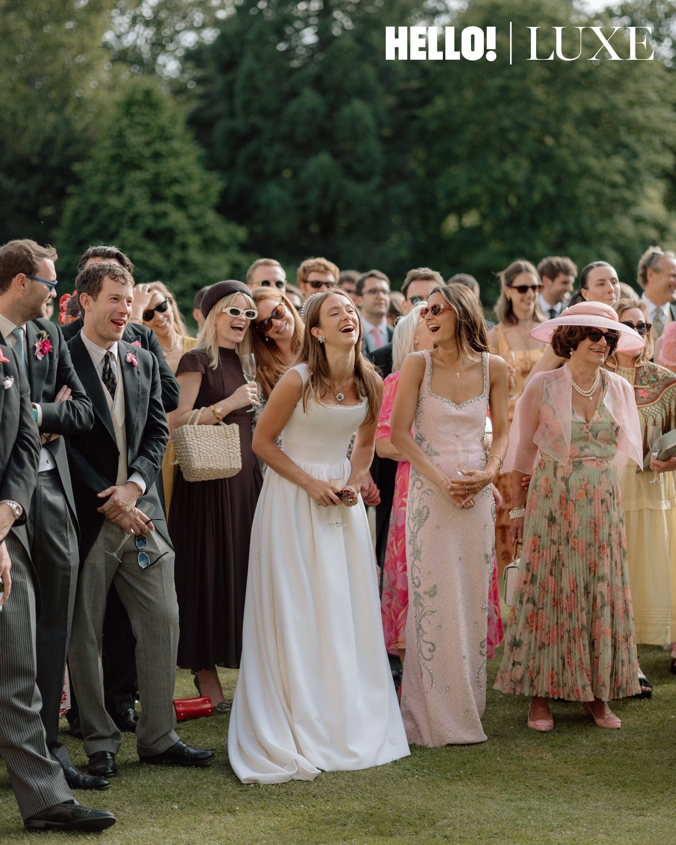 The couple spent a year planning a celebration inspired by traditional midsummer festivities