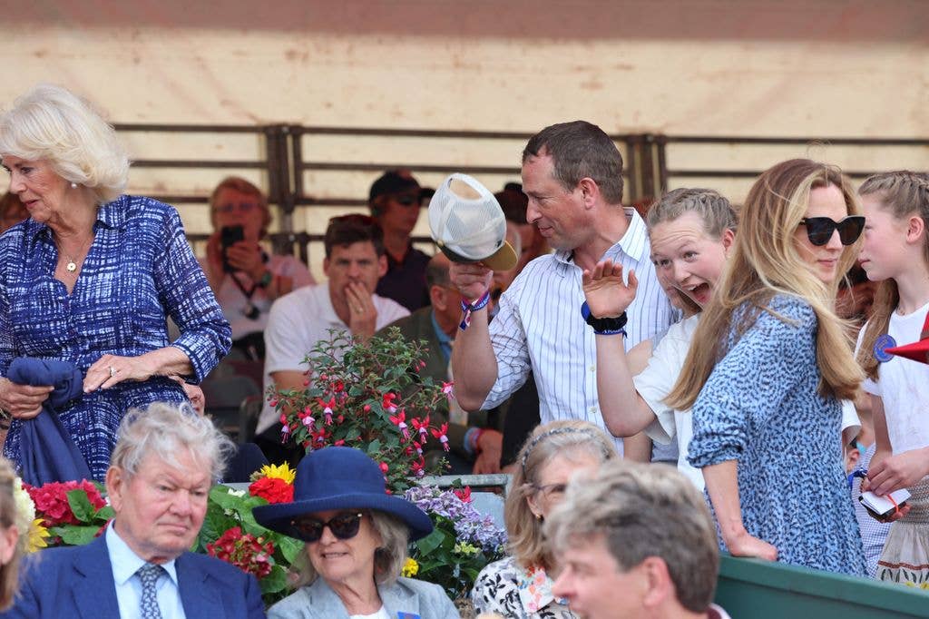 The pair were first photographed at the Badminton Horse Trials, supporting Zara Tindall, Peter's sister