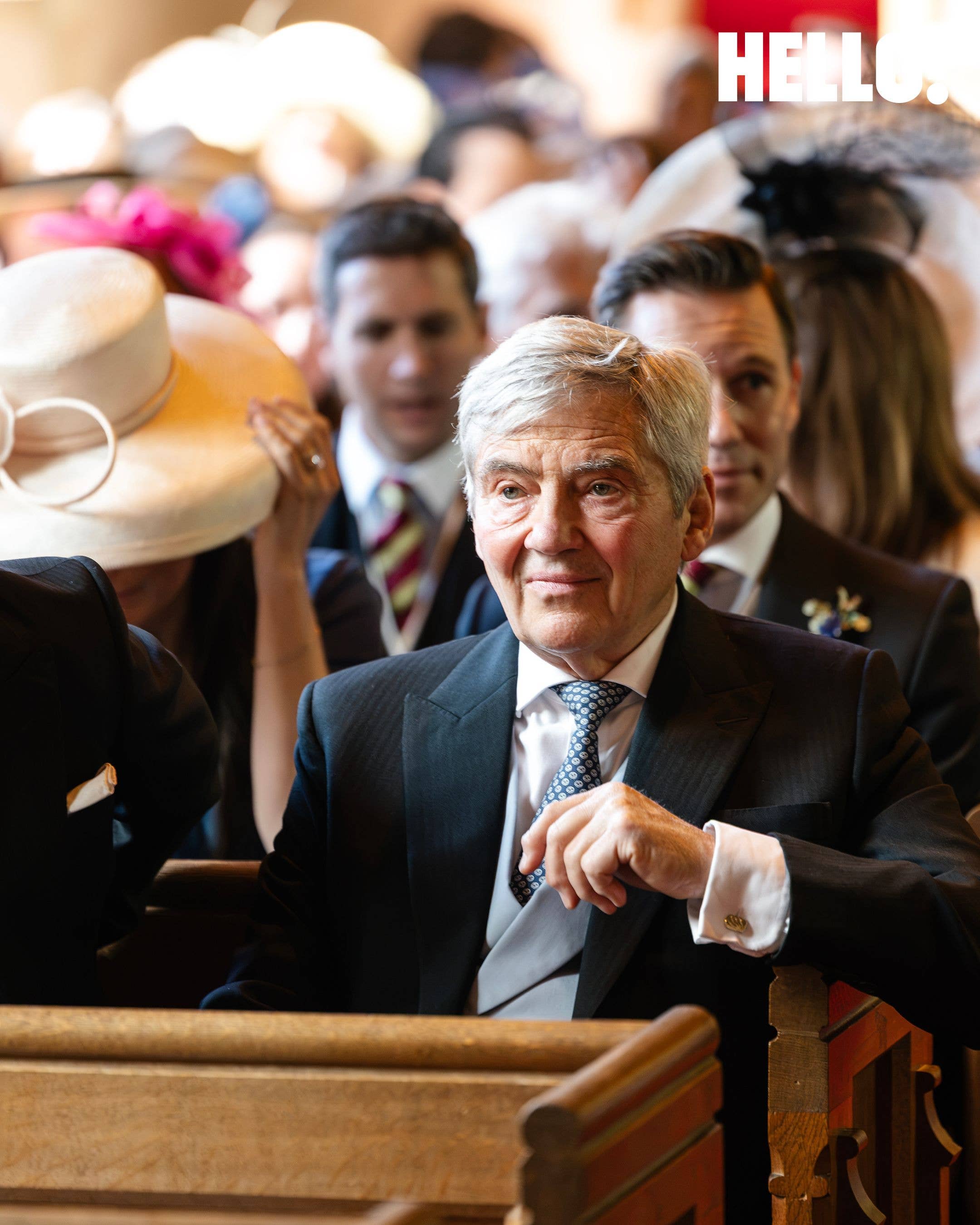 Michael Middleton was among guests in the congregation