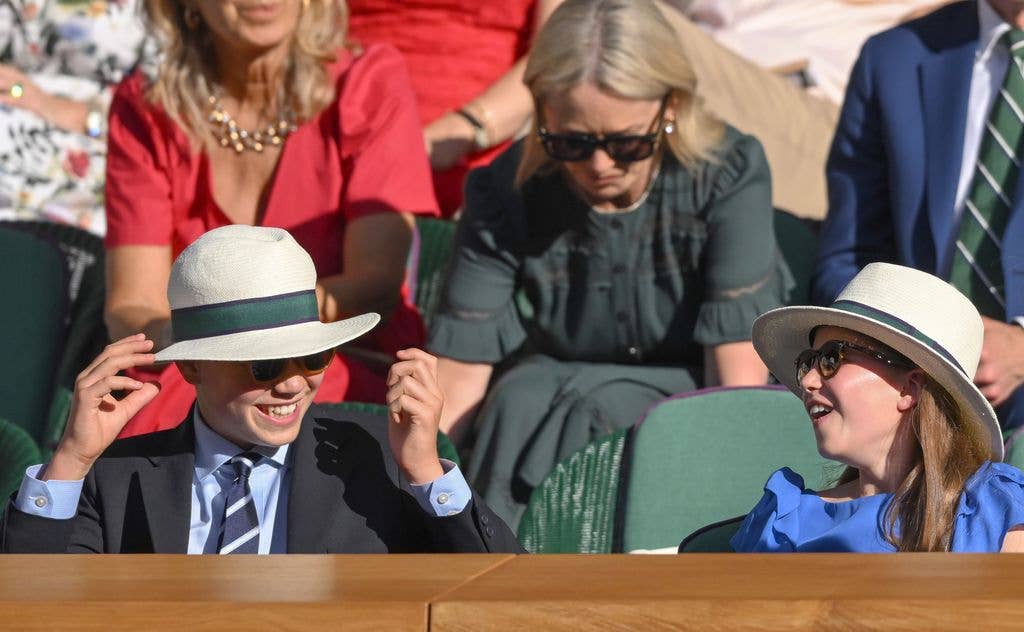 Fun in the sun for Prince George and Princess Charlotte at Wimbledon