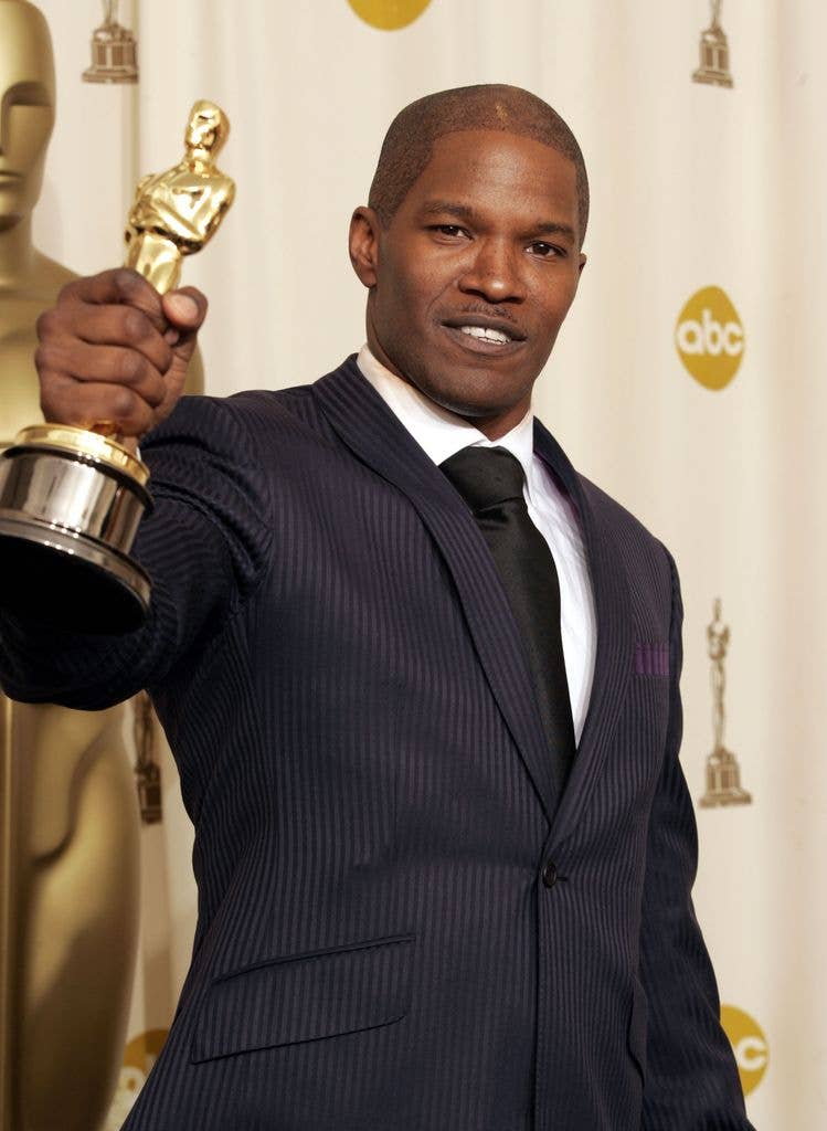 Jamie Foxx, winner of Best Actor in a Leading Role for "Ray".