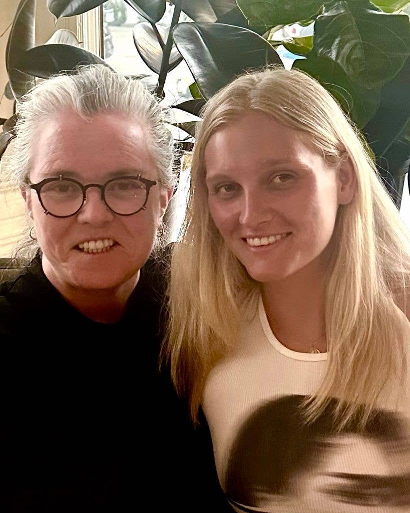 Rosie O'Donnell takes selfie with daughter Vivi (R)