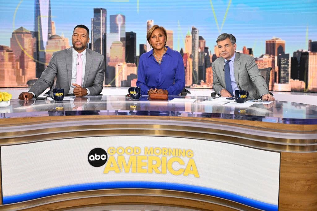 GOOD MORNING AMERICA - 5/18/26 -
MICHAEL STRAHAN, ROBIN ROBERTS, GEORGE STEPHANOPOULOS