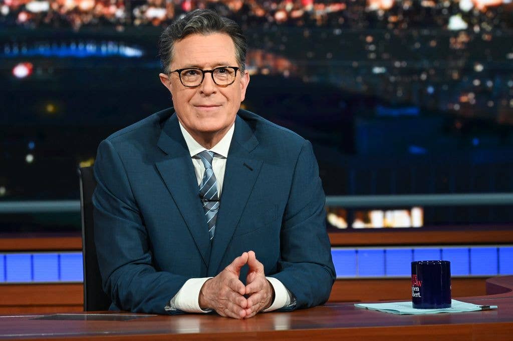 The Late Show with Stephen Colbert during Mondays June 13, 2022 show.