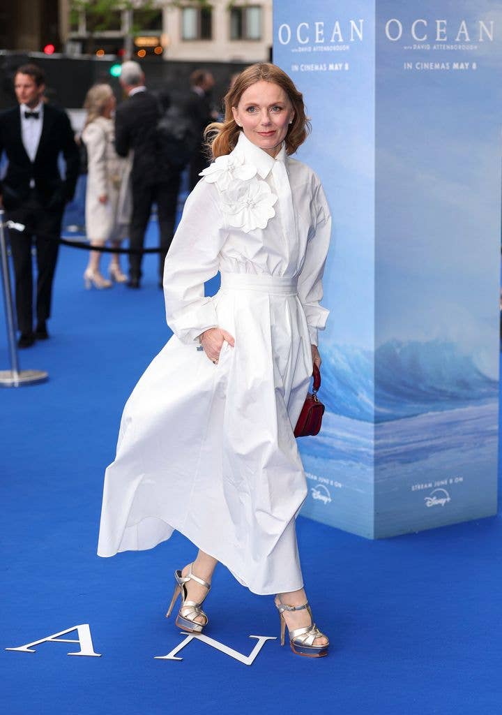 Geri Halliwell-Horner looked incredible at the premiere of David Attenborough's new documentary