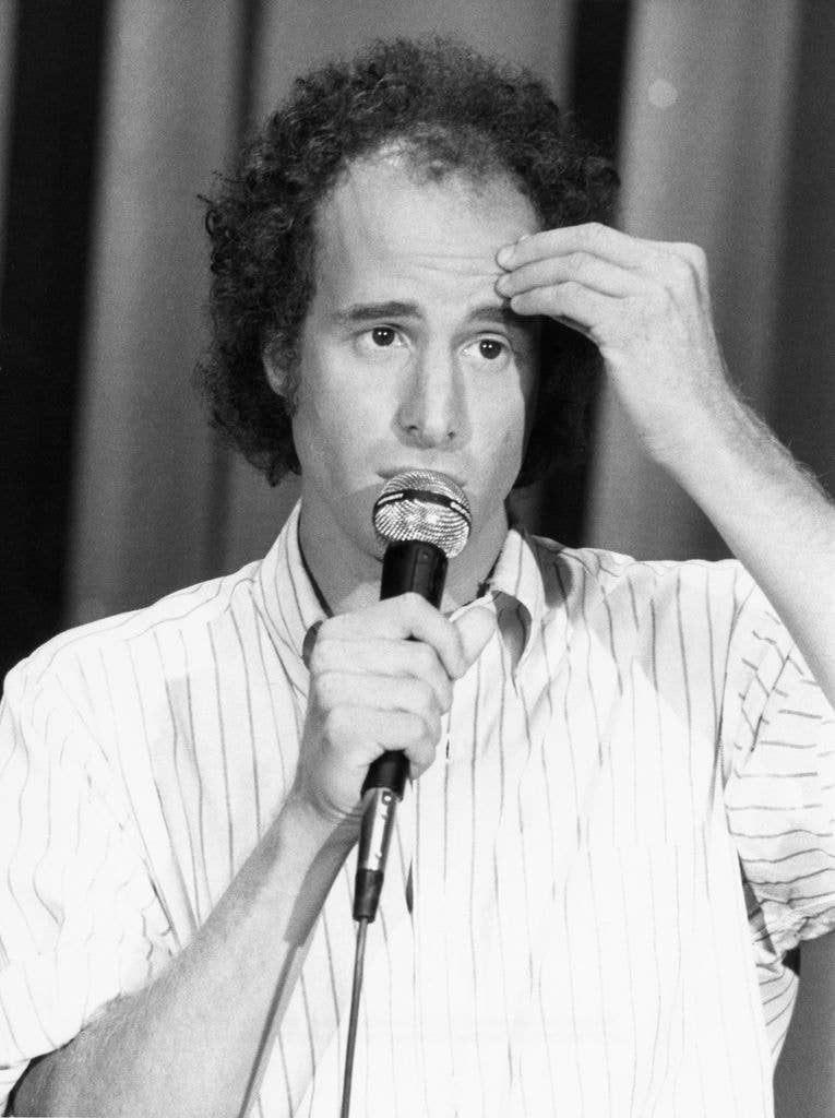 Comedian Steven Wright performs on August 6, 1982