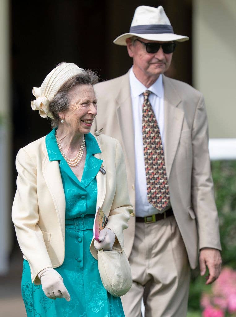 Princess Anne and Timothy Laurence at Ascot