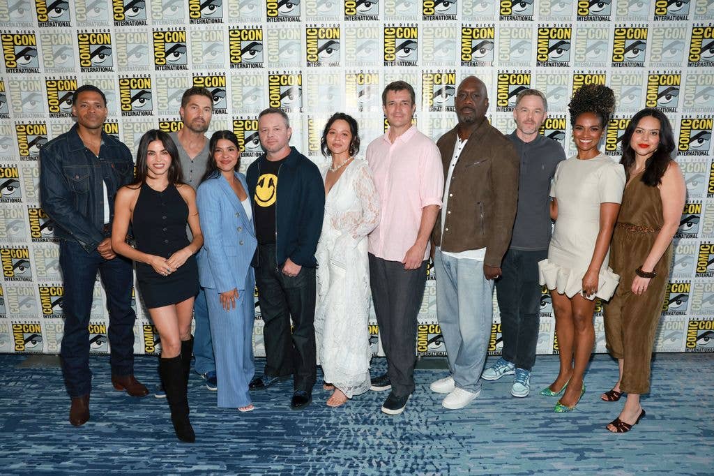 The cast of The Rookie at Comic-Con