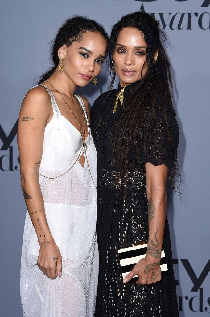 Zoe Kravitz (L) and Lisa Bonet attend the InStyle Awards at Getty Center on October 26, 2015 in Los Angeles, California.