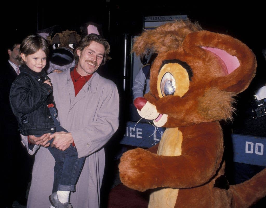 Jack DaFoe and Willem DaFoe during "Oliver & Company" Premiere - November 13, 1988 